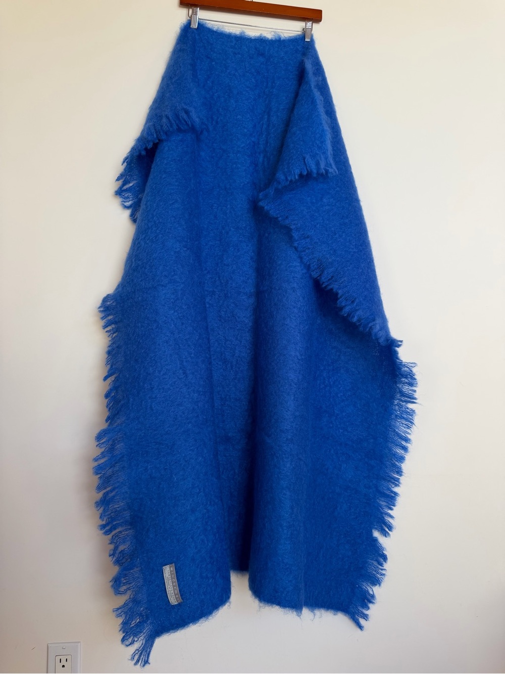 Windermere Masterweave Mohair Blanket Throw in Provence Blue